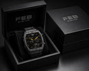 FEB PRESTIGE URBAN  MTP-1374D DARK BLACK WATCH